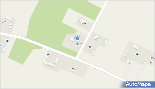 Częstoniew-Kolonia, Częstoniew-Kolonia, 28C, mapa Częstoniew-Kolonia