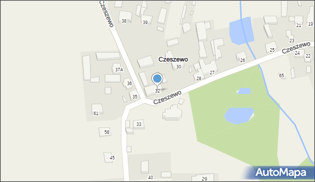 Czeszewo, Czeszewo, 32, mapa Czeszewo