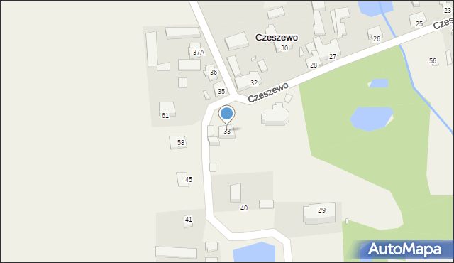 Czeszewo, Czeszewo, 33, mapa Czeszewo