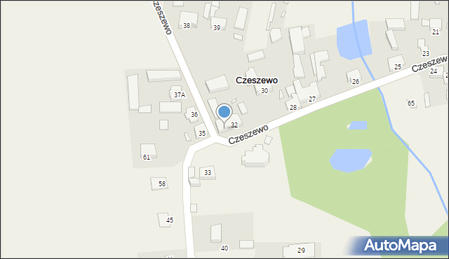 Czeszewo, Czeszewo, 34, mapa Czeszewo