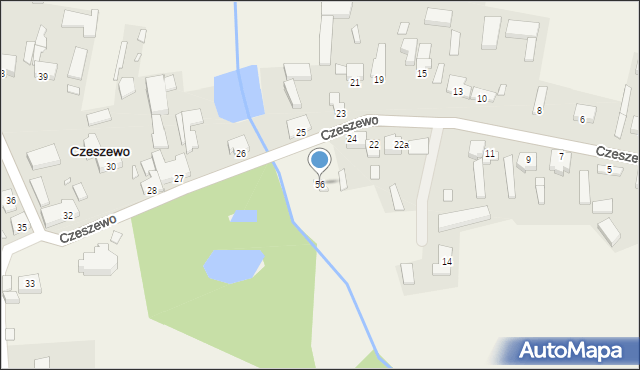 Czeszewo, Czeszewo, 56, mapa Czeszewo