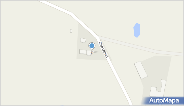 Czeszewo, Czeszewo, 57, mapa Czeszewo