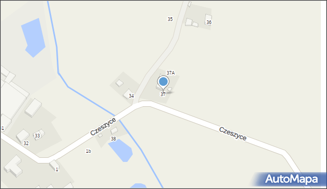 Czeszyce, Czeszyce, 37, mapa Czeszyce