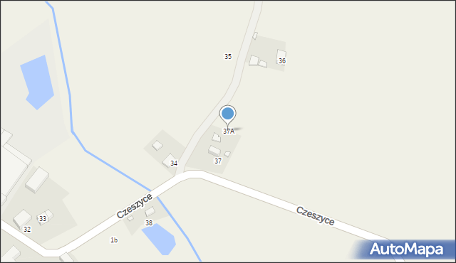 Czeszyce, Czeszyce, 37A, mapa Czeszyce