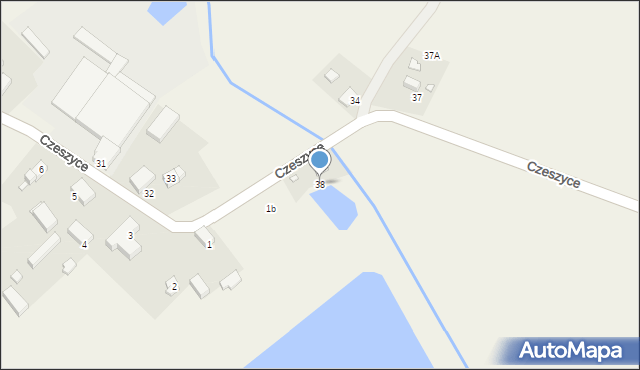 Czeszyce, Czeszyce, 38, mapa Czeszyce