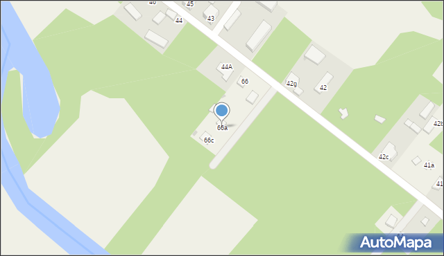 Człopy, Człopy, 66a, mapa Człopy
