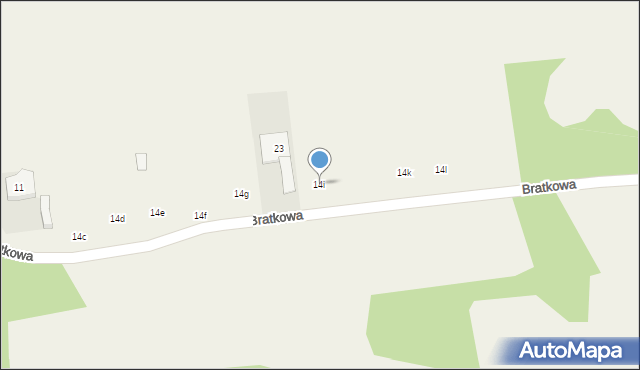 Czmoniec, Czmoniec, 14i, mapa Czmoniec