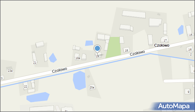 Czołowo, Czołowo, 19, mapa Czołowo