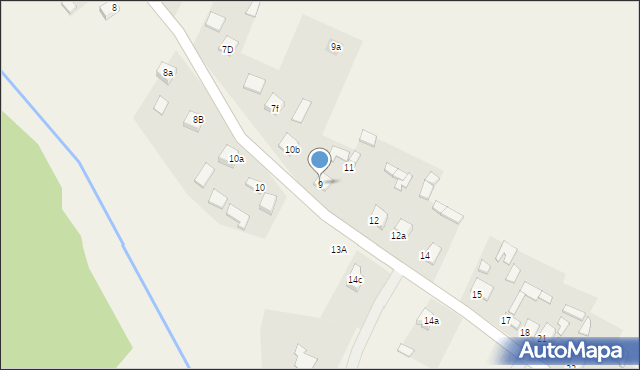 Czostków, Czostków, 9, mapa Czostków