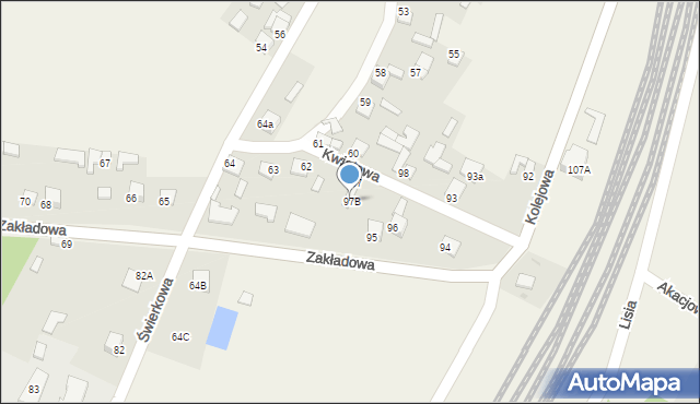 Czostków, Czostków, 97B, mapa Czostków