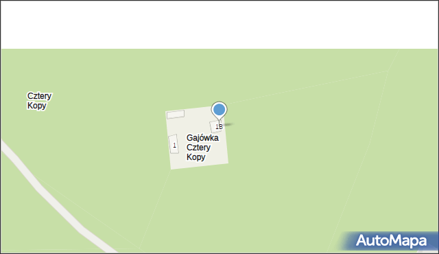 Cztery Kopy, Cztery Kopy, 1B, mapa Cztery Kopy