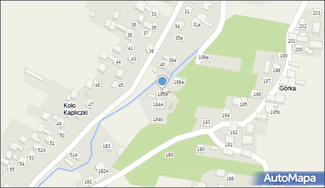 Czubrowice, Czubrowice, 195A, mapa Czubrowice