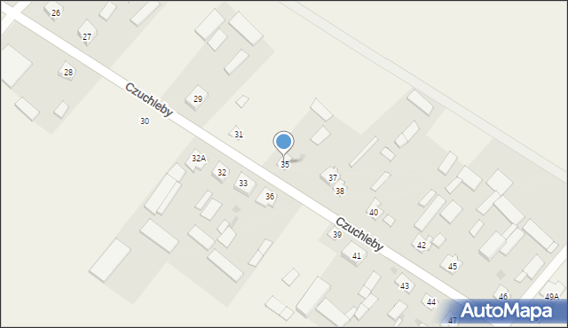 Czuchleby, Czuchleby, 35, mapa Czuchleby