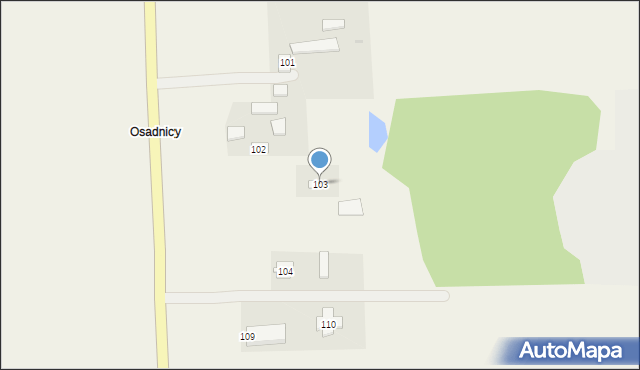 Czułczyce, Czułczyce, 103, mapa Czułczyce