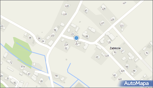 Czulice, Czulice, 21, mapa Czulice