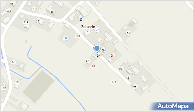 Czulice, Czulice, 42A, mapa Czulice