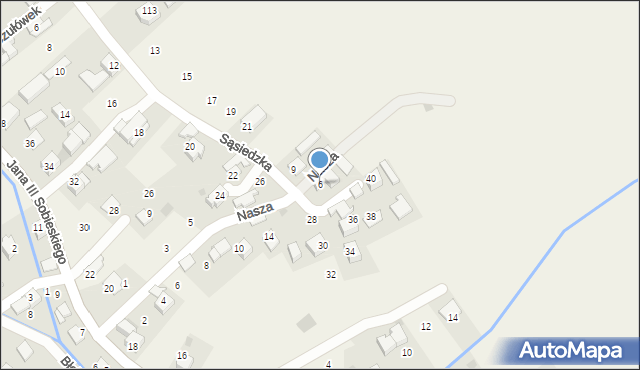 Czułówek, Czułówek, 6, mapa Czułówek
