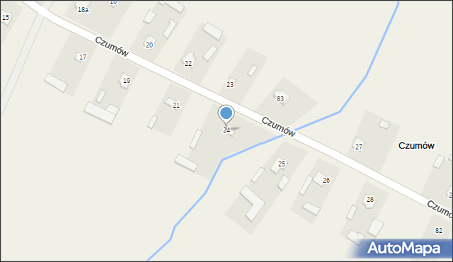 Czumów, Czumów, 24, mapa Czumów