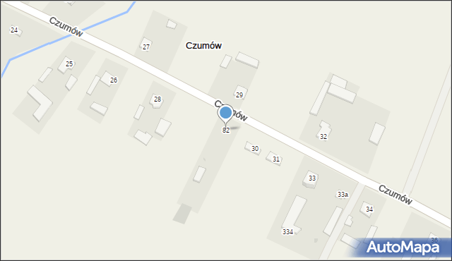 Czumów, Czumów, 82, mapa Czumów