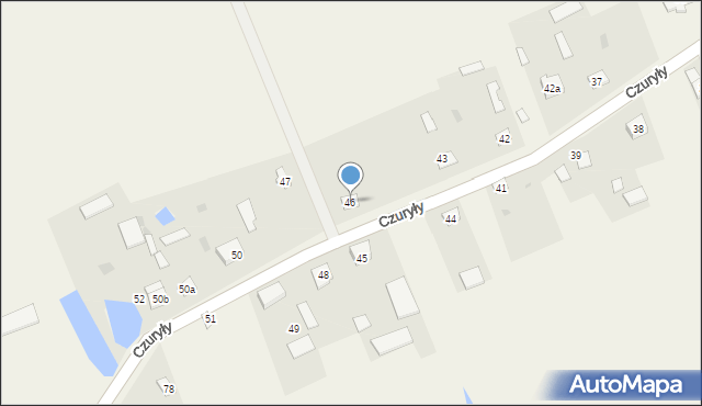 Czuryły, Czuryły, 46, mapa Czuryły