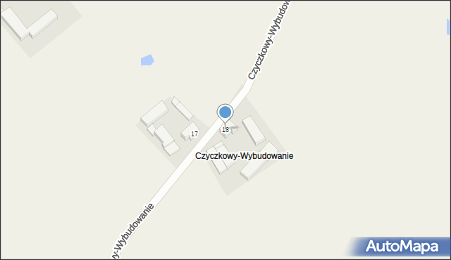 Czyczkowy, Czyczkowy-Wybudowanie, 18, mapa Czyczkowy