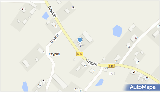 Czyprki, Czyprki, 4, mapa Czyprki