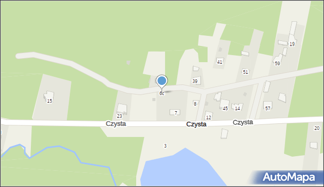 Czysta, Czysta, 6c, mapa Czysta