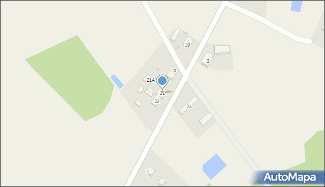 Czysta, Czysta, 21, mapa Czysta