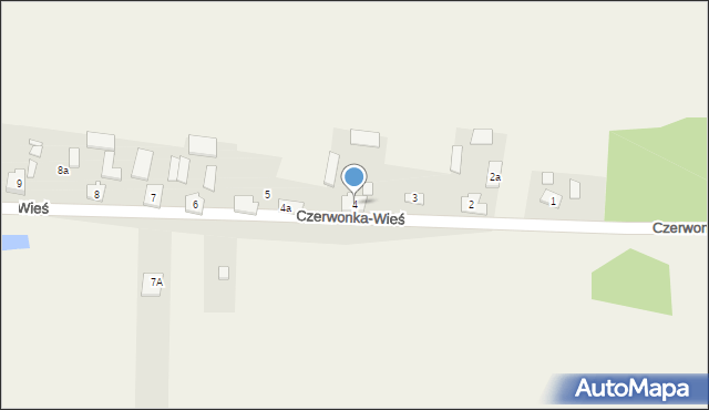 Czyste, Czerwonka-Wieś, 4, mapa Czyste