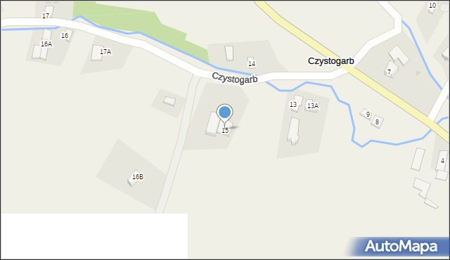 Czystogarb, Czystogarb, 15, mapa Czystogarb