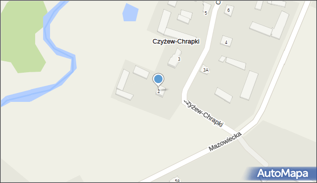 Czyżew-Chrapki, Czyżew-Chrapki, 2, mapa Czyżew-Chrapki