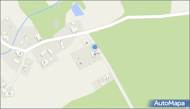 Czyżówek, Czyżówek, 3a, mapa Czyżówek