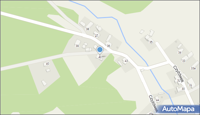 Czyżówek, Czyżówek, 41, mapa Czyżówek