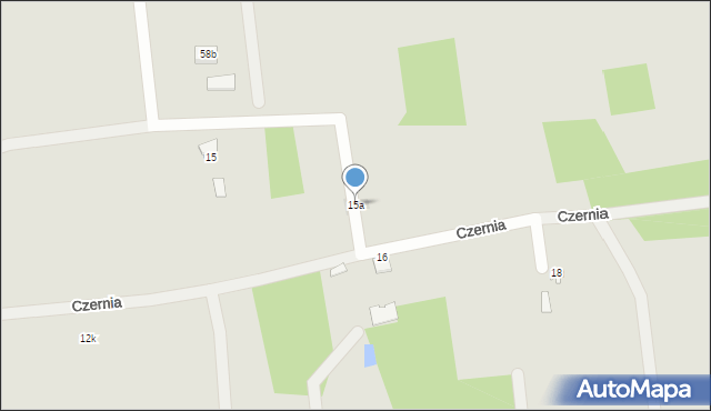 Dąbrowa Tarnowska, Czernia, 15a, mapa Dąbrowa Tarnowska