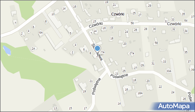 Długosiodło, Czwórki, 10, mapa Długosiodło