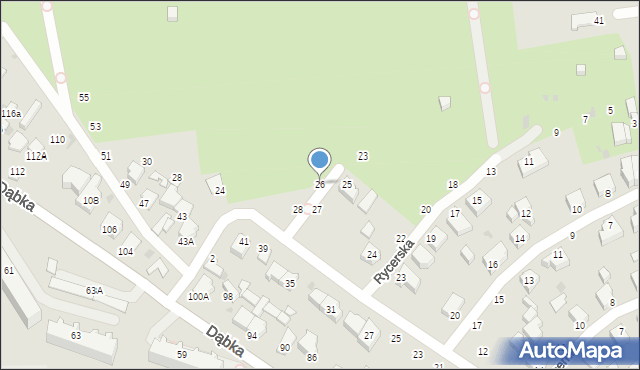 Gdynia, Czarnieckiego Stefana, hetm., 26, mapa Gdyni