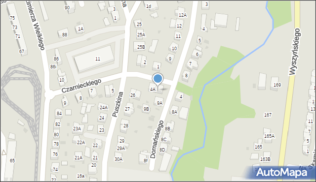 Gorzów Wielkopolski, Czarnieckiego Stefana, hetm., 4B, mapa Gorzów Wielkopolski