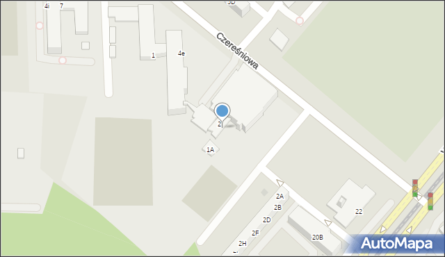 Gorzów Wielkopolski, Czereśniowa, 4, mapa Gorzów Wielkopolski
