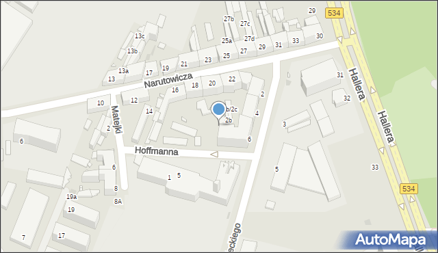 Grudziądz, Czarnieckiego Stefana, hetm., 6a, mapa Grudziądza