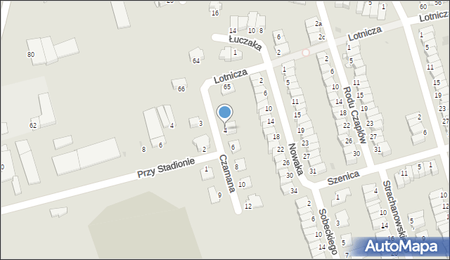 Inowrocław, Czamana Henryka, 4, mapa Inowrocławia