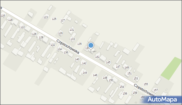 Iwanowice Duże, Częstochowska, 139, mapa Iwanowice Duże