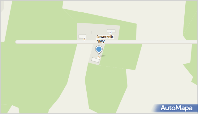 Jaworznik, Czarny Kamień, 5, mapa Jaworznik