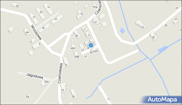 Jelenia Góra, Czarnoleska, 47g, mapa Jelenia Góra