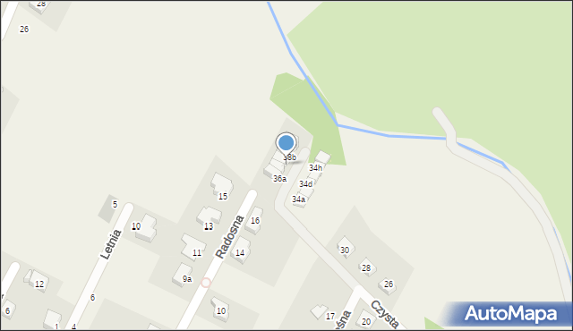 Kamieniec Wrocławski, Czysta, 38a, mapa Kamieniec Wrocławski