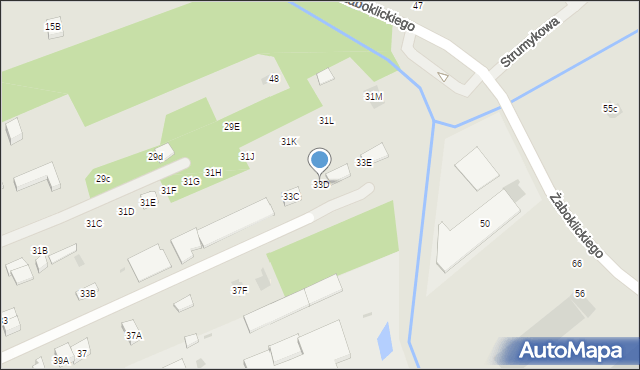 Karczew, Częstochowska, 33D, mapa Karczew