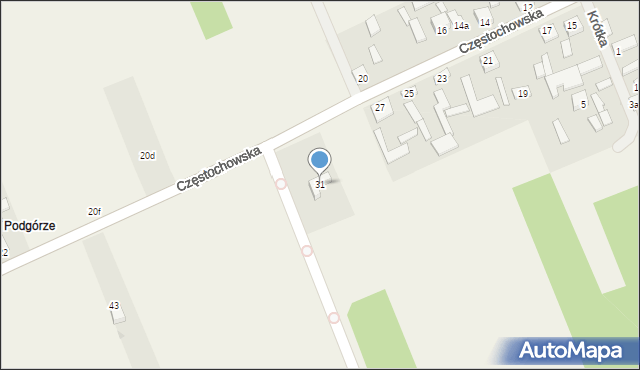 Karczewice, Częstochowska, 31, mapa Karczewice