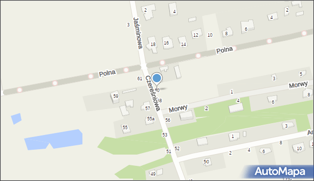 Kazimierów, Czereśniowa, 60, mapa Kazimierów