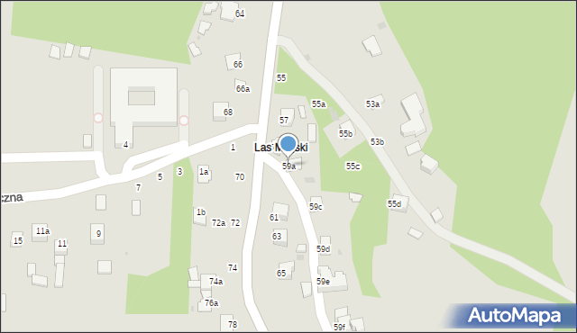 Kazimierz Dolny, Czerniawy, 59a, mapa Kazimierz Dolny