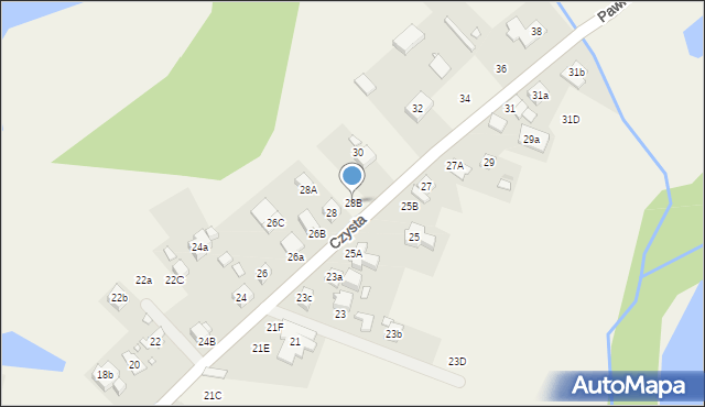 Kiekrz, Czysta, 28B, mapa Kiekrz