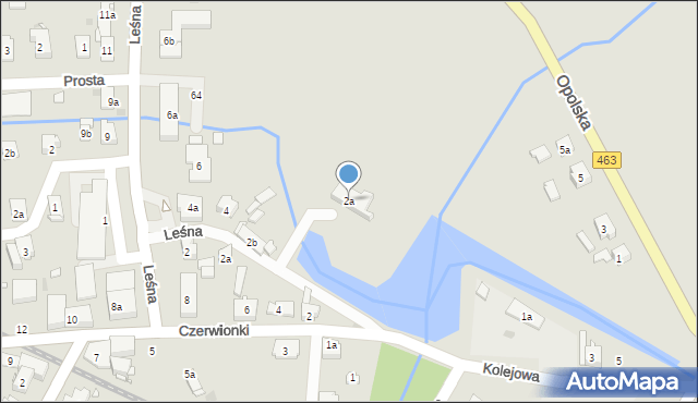 Kolonowskie, Czerwionki, ks., 2a, mapa Kolonowskie